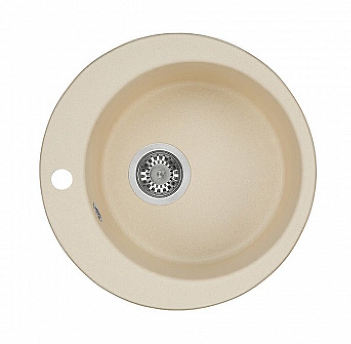 Изображение товара Кухонная мойка Акватон Иверия 1A711032IV290 круглая шампань
