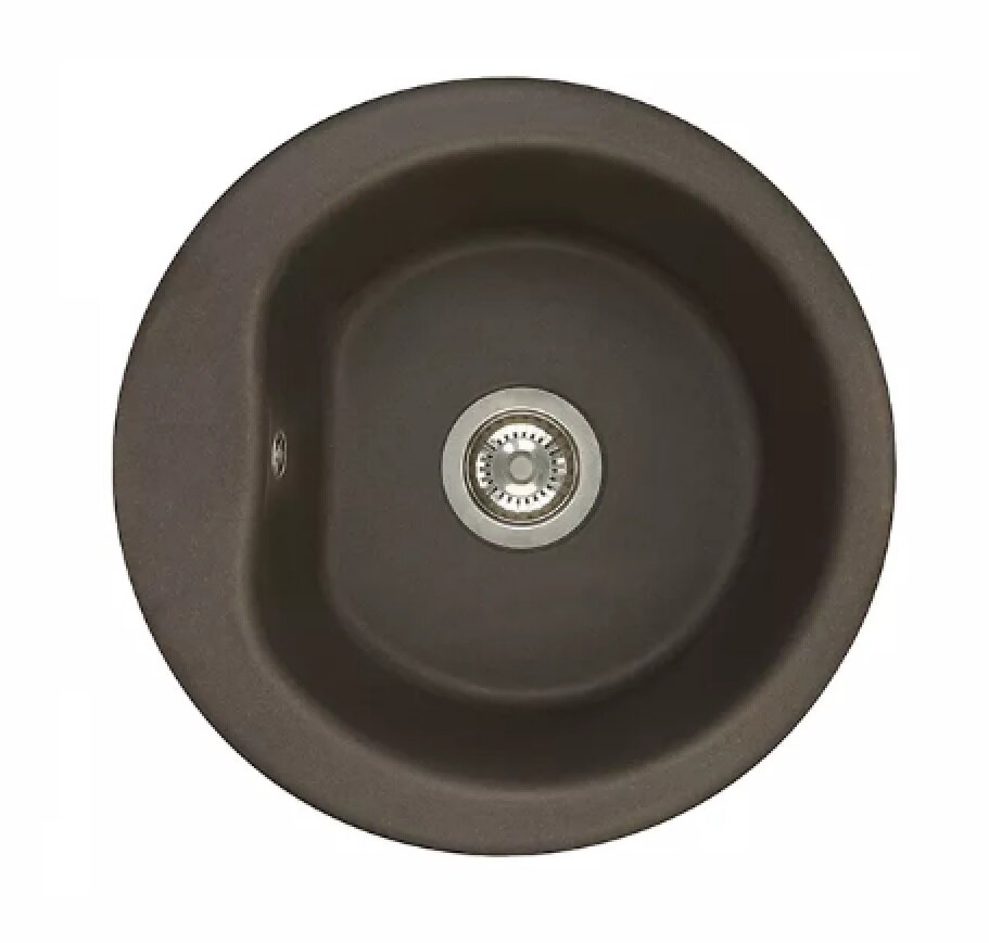 Изображение товара Кухонная мойка Aquaton Мида 1A712732MD280 круглая кофе