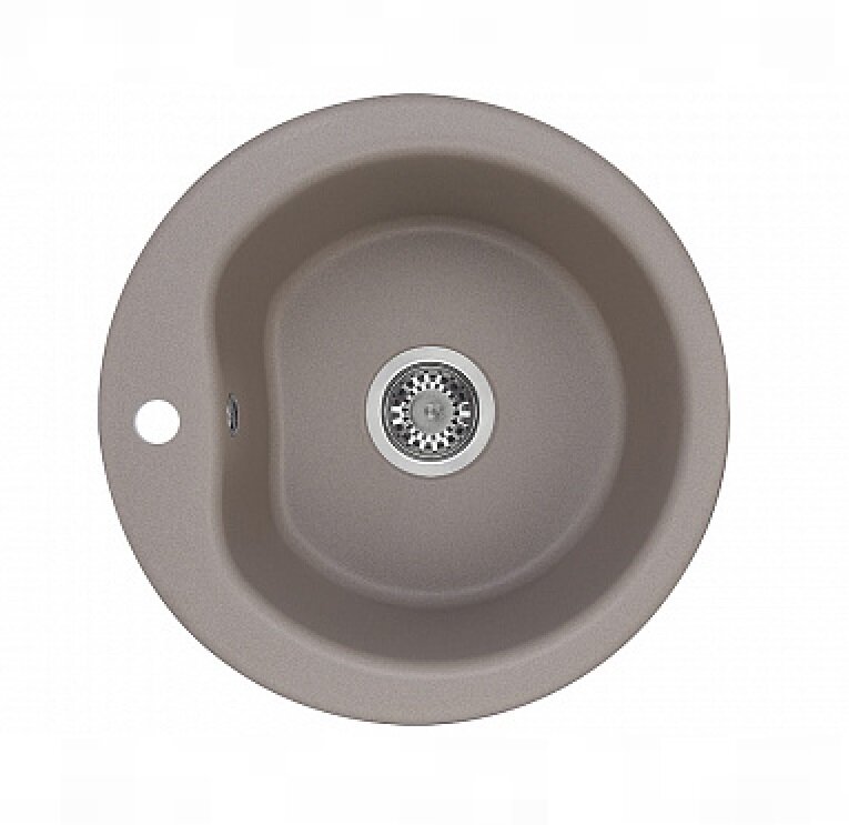 Изображение товара Мойка Aquaton Mia 1A712732MD250 круглая, серый шелк Изображение товара Мойка Aquaton Mia 1A712732MD250 круглая, серый шелк