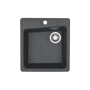 Изображение товара Кухонная мойка Aquaton Парма 1A713032PM210 квадратная, графит