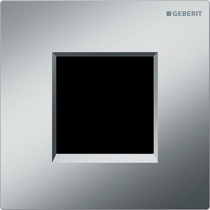 Изображение товара Клавиша смыва для писсуара Geberit Type 20, 116.037.KN.1, панель - хром матовый Изображение товара Клавиша смыва для писсуара Geberit Type 20, 116.037.KN.1, панель - хром матовый