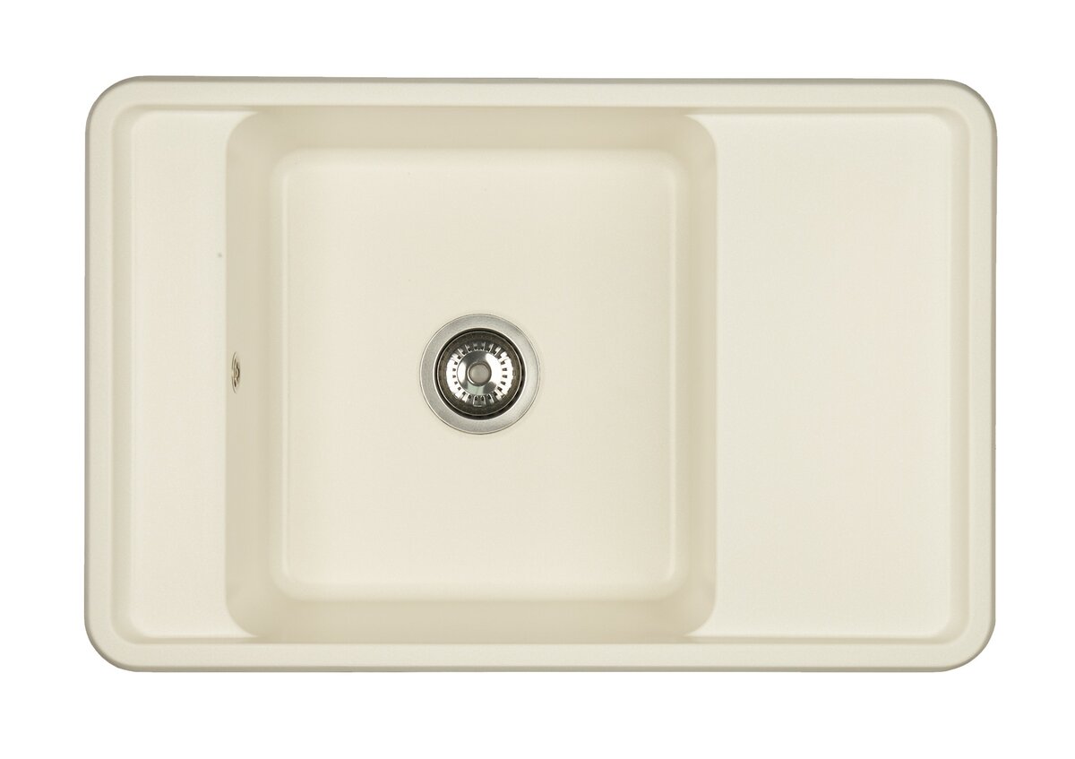 Изображение товара Кухонная мойка Акватон Беллис 78 прямоугольная жемчуг искусственный камень