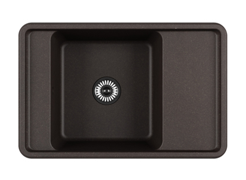 Изображение товара Кухонная мойка Акватон Беллис 78 с крылом, кофе Изображение товара Кухонная мойка Акватон Беллис 78 с крылом, кофе