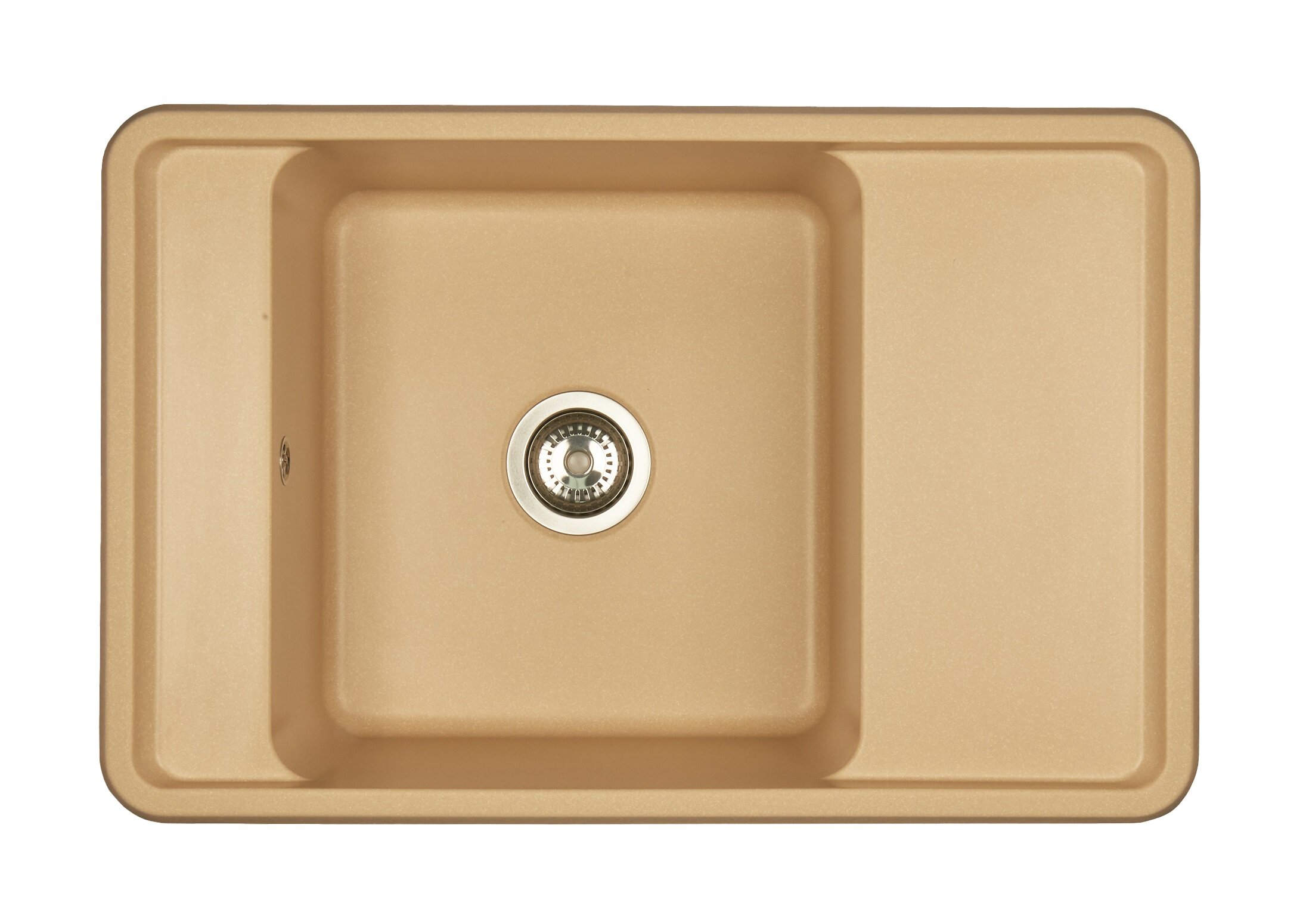 Изображение товара Кухонная мойка Aquaton Беллис 1A725032BS260 78 прямоугольная с крылом, латте
