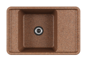 Изображение товара Кухонная мойка Акватон Беллис 1A725032BS270 78 прямоугольная с крылом, терракот