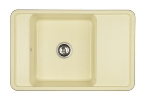 Изображение товара Кухонная мойка Акватон Беллис 1A725032BS290 78 прямоугольная с крылом, шампань