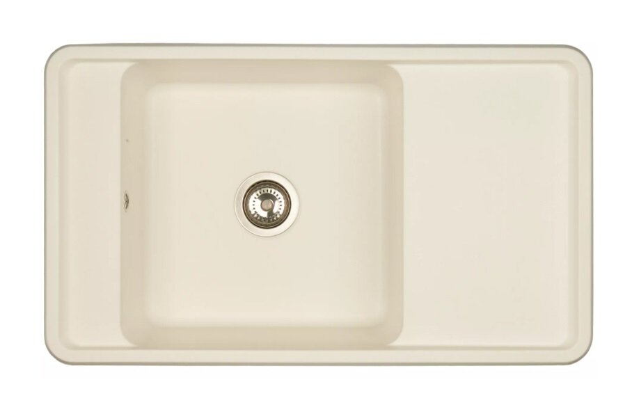 Изображение товара Кухонная мойка Акватон Беллис 87 прямоугольная из искусственного камня жемчуг