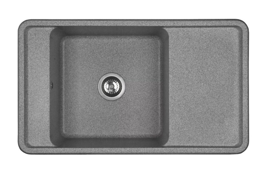 Изображение товара Кухонная мойка Aquaton Беллис 1A724832BS230 87 прямоугольная с крылом, серый Изображение товара Кухонная мойка Aquaton Беллис 1A724832BS230 87 прямоугольная с крылом, серый