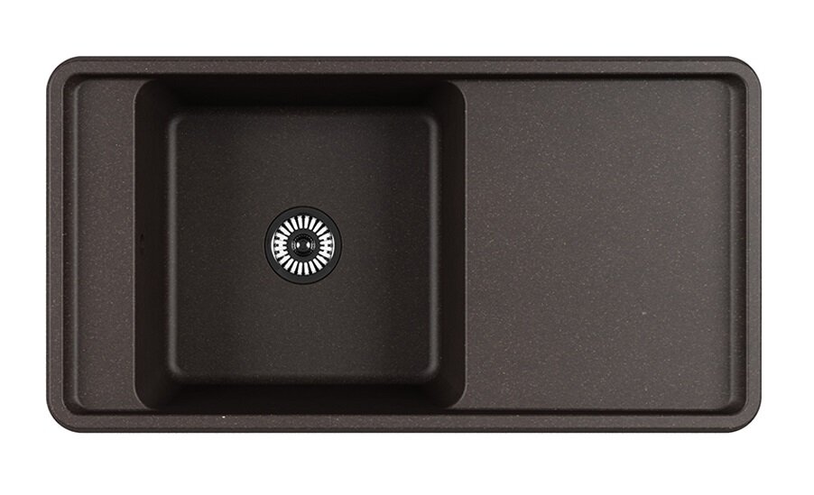 Изображение товара Кухонная мойка Акватон Беллис 1A725132BS280 с крылом, кофе