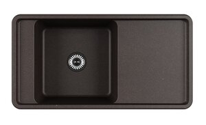 Изображение товара Кухонная мойка Акватон Беллис 1A725132BS280 с крылом, кофе