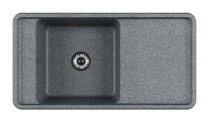 Изображение товара Кухонная мойка Акватон Беллис 97 серого цвета с крылом