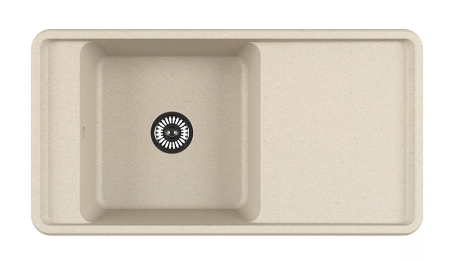 Изображение товара Кухонная мойка Акватон Беллис 97 см из искусственного камня шампань