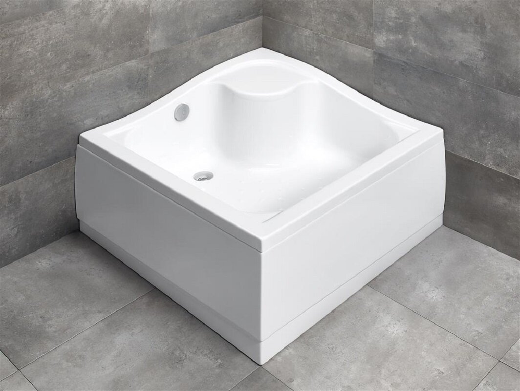 Изображение товара Поддон для душа Radaway Korfu 90x90 см акриловый высокий с съемной панелью Польша