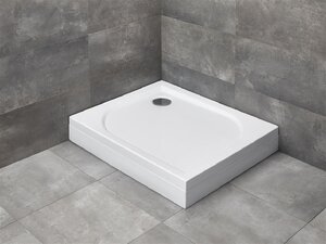 Изображение товара Поддон для душа Radaway Delos D 75x80 см прямоугольный акрил высокий белиый