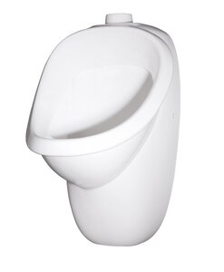 Изображение товара Писсуар beWash Eri с гигиеническим покрытием в комплекте с сифоном, внешний подвод воды, белый, 37108201