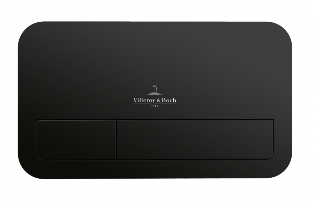 Изображение товара Клавиша смыва Villeroy & Boch ViConnect, черный матовый, 922490AN Изображение товара Клавиша смыва Villeroy & Boch ViConnect, черный матовый, 922490AN