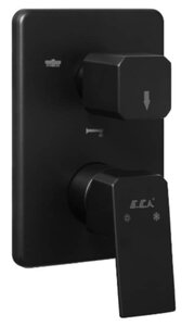 Изображение товара Смеситель для ванны E.C.A Tiera 102167305C1EX-K, черный матовый