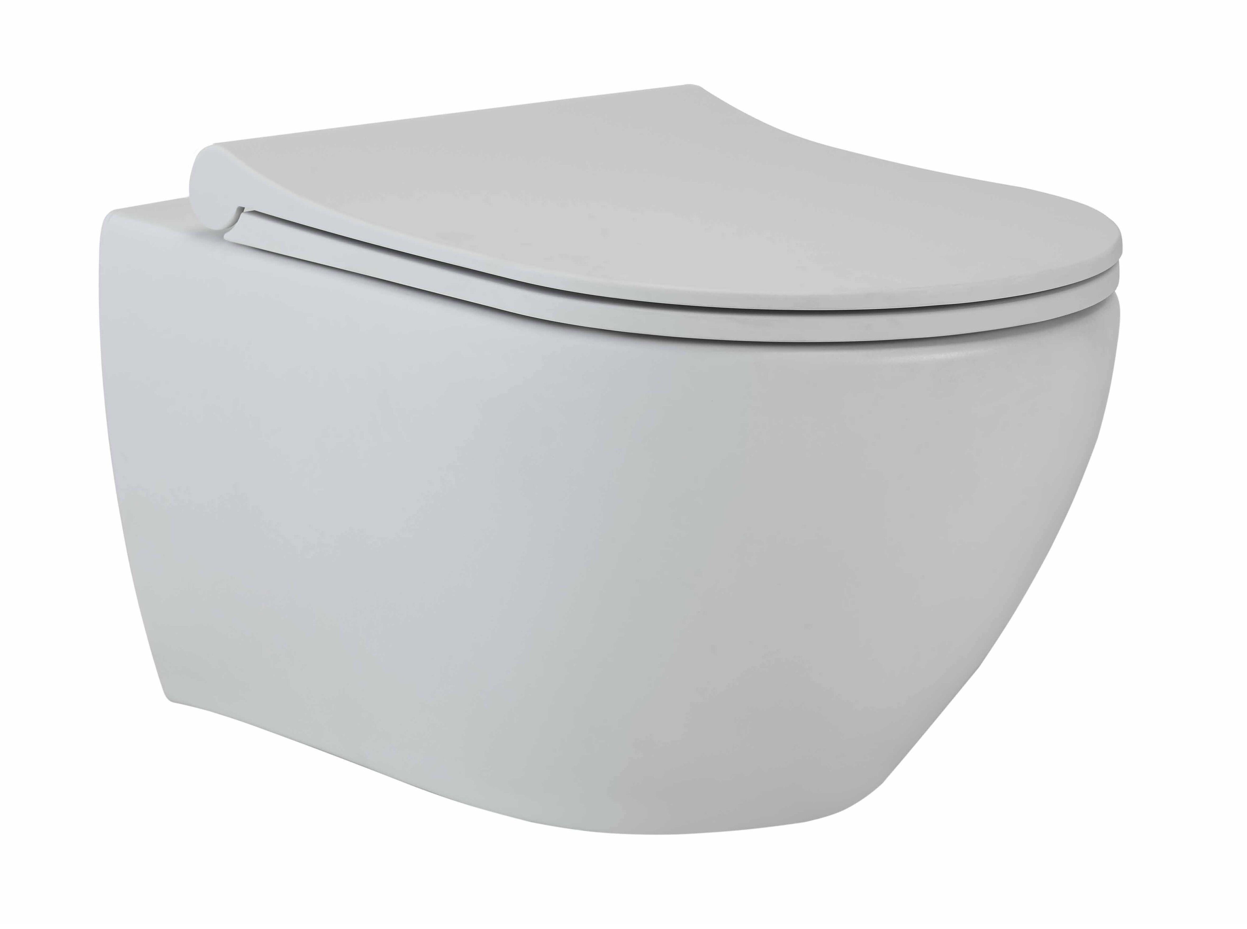 Изображение товара Подвесной безободковый унитаз beWash Bogen 88303214 с крышкой микролифтом