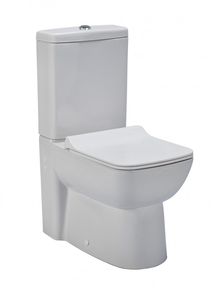 Изображение товара Напольный безободковый унитаз beWash Starnberg 72453401, крышка-сиденье с микролифтом, белый