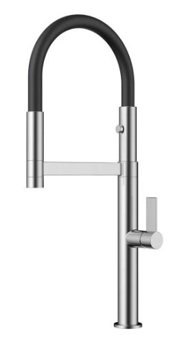 Изображение товара Смеситель Omoikiri Osaka 4994331 BN-BL для кухонной мойки, нержавеющая сталь