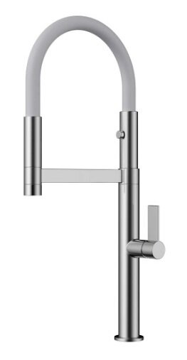 Изображение товара Смеситель Omoikiri Osaka 4994305 BN-WH для кухонной мойки, нержавеющая сталь