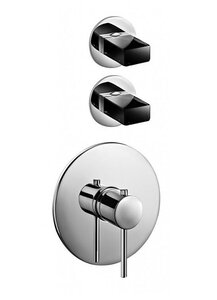 Изображение товара Термостатический встроенный смеситель Fantini Venezia для ванны и душа хром
