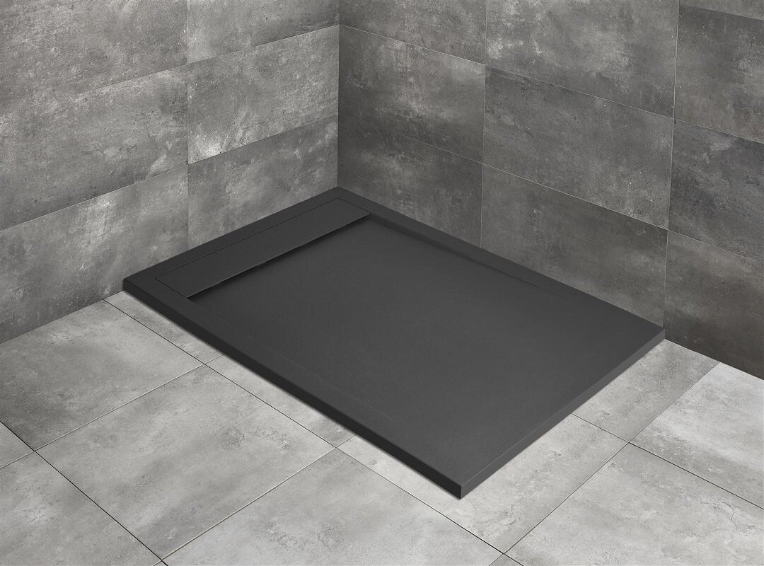 Изображение товара Поддон для душа Radaway Teos F HTF12070-64, 120 x 70 см, прямоугольный, цвет антрацит Изображение товара Поддон для душа Radaway Teos F HTF12070-64, 120 x 70 см, прямоугольный, цвет антрацит