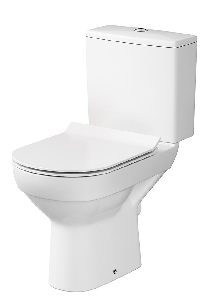 Изображение товара Напольный безободковый унитаз Cersanit City Clean On 011 3/5 DPL EO slim, крышка-сиденье с микролифтом, белый, S-KO-CIT011-3/5-COn-S-DL-w, 61225 Изображение товара Напольный безободковый унитаз Cersanit City Clean On 011 3/5 DPL EO slim, крышка-сиденье с микролифтом, белый, S-KO-CIT011-3/5-COn-S-DL-w, 61225
