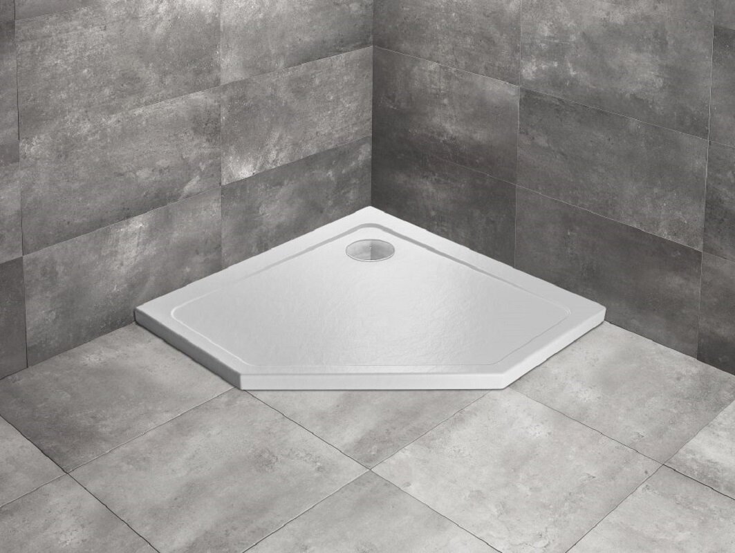 Изображение товара Поддон для душа Radaway Doros SDRPT9090-01-04S PT, 90 x 90 см, пятиугольный