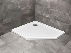 Изображение товара Поддон для душа Radaway Doros PT E, 80 x 100 см, пятиугольный, SDRPTP1080-01L/R