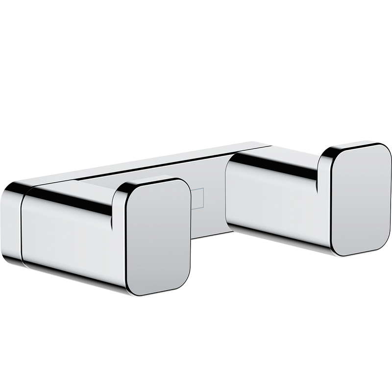 Изображение товара Двойной крючок Hansgrohe AddStoris 41755000 хром настенный