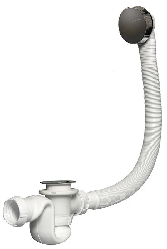 Изображение товара Слив-перелив универсальный полуавтомат Cersanit Lorena 63086 хром