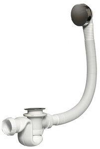 Изображение товара Слив-перелив универсальный полуавтомат Cersanit Lorena 63086 хром