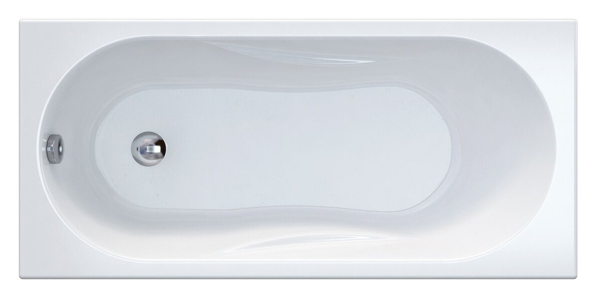 Изображение товара Ванна акриловая Mito Red 170 x 70 см, прямоугольная, белая, 63377