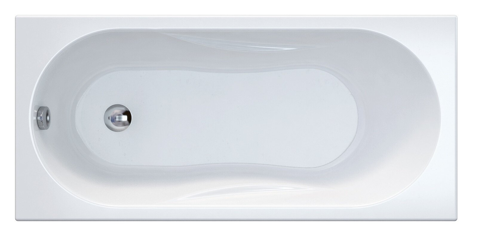 Изображение товара Акриловая ванна Mito Red 170x70 см встраиваемая белая