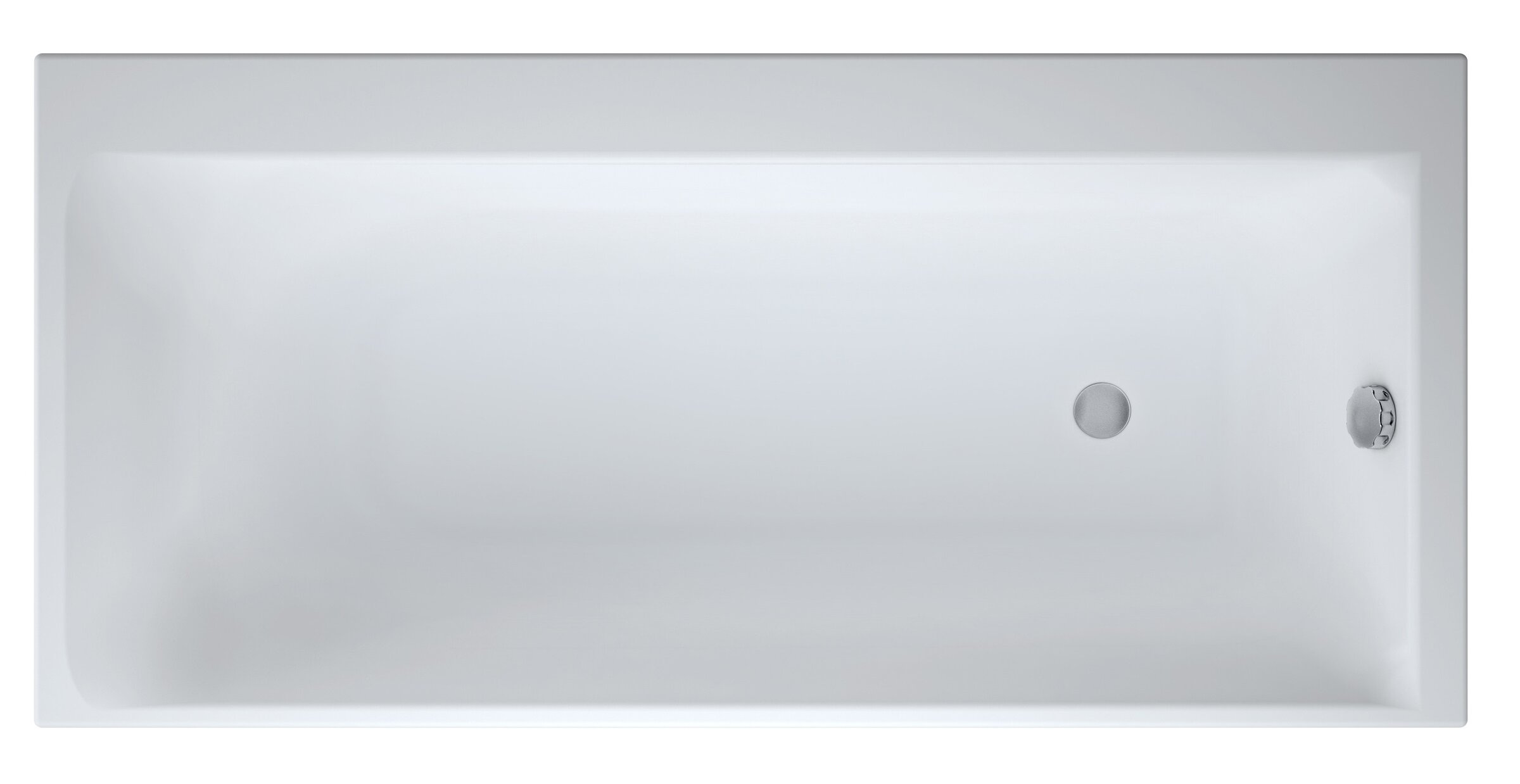 Изображение товара Ванна акриловая Cersanit Smart 170x80 см прямоугольная белая купить