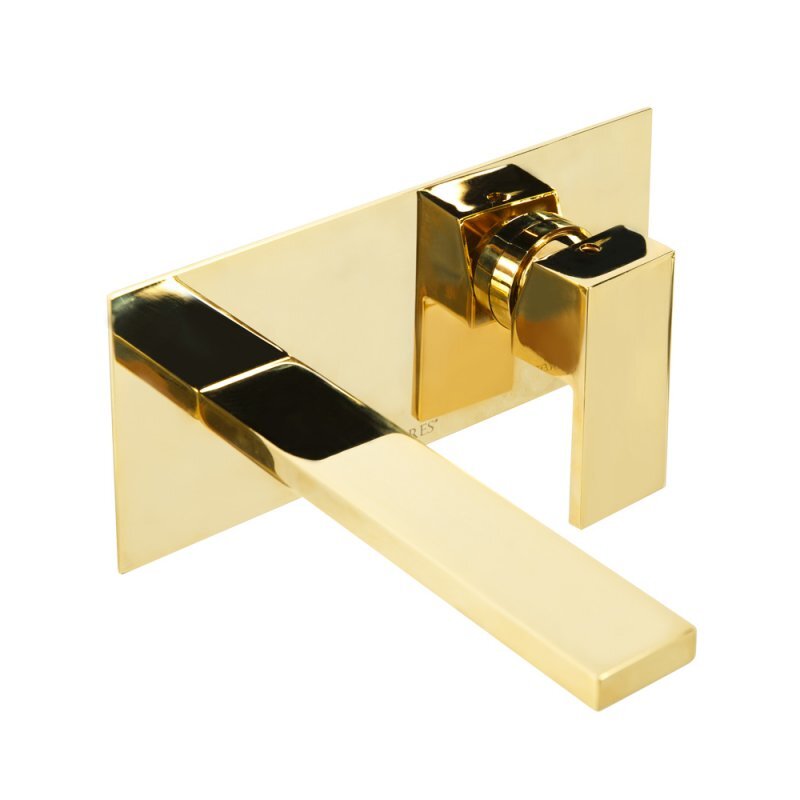 Изображение товара Смеситель Cezares Unika UNIKA-BLI1-03/24 для раковины, золото 24 карата