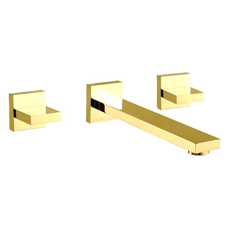 Изображение товара Смеситель Cezares Unika UNIKA-BLI3-03/24 для раковины, золото 24 карата