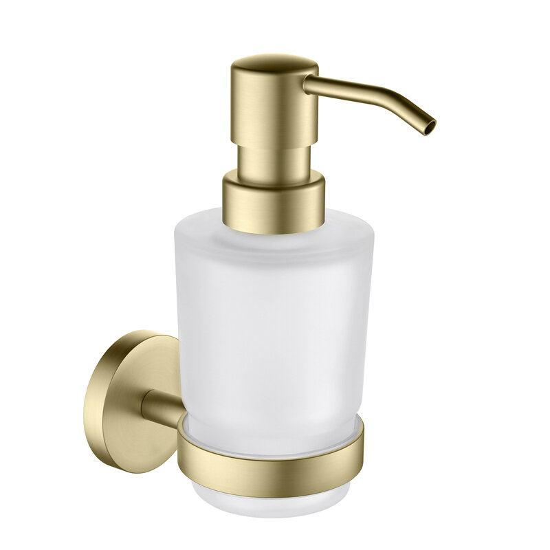 Изображение товара Дозатор с держателем Timo Saona 13039/17, цвет - золото матовое