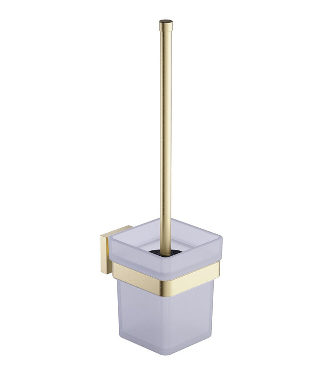 Изображение товара Ершик для унитаза с держателем Timo Selene золото матовое 17061/17