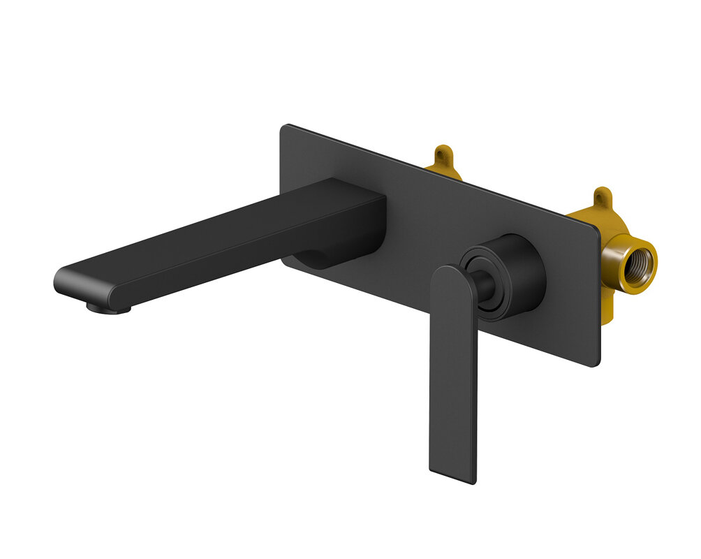 Изображение товара Смеситель скрытого монтажа Timo Anni 2771/03SM черный матовый для раковины