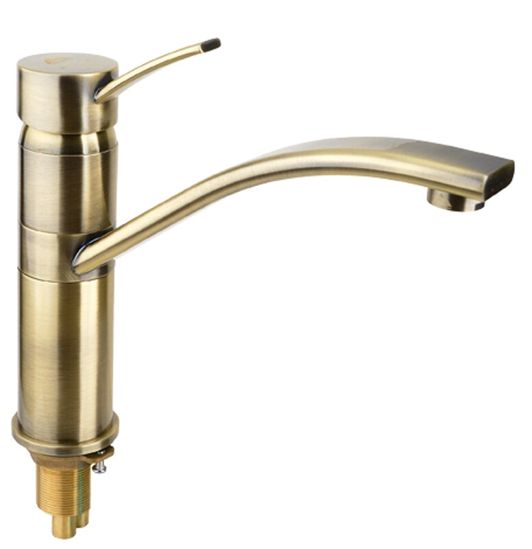 Изображение товара Смеситель Timo Berta 0303FNAntique для кухонной мойки, античная бронза