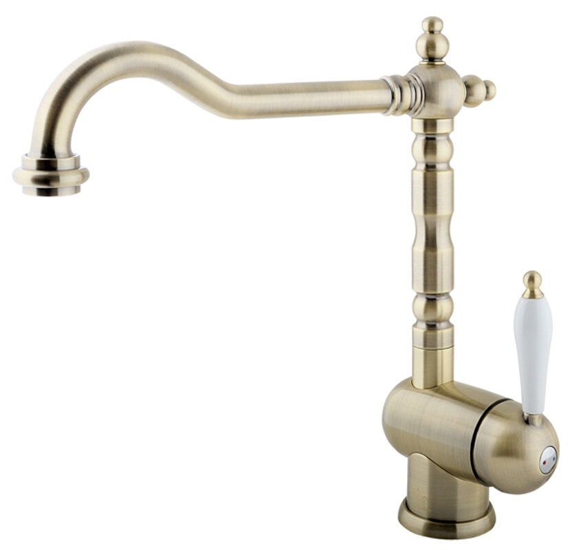 Изображение товара Кухонный смеситель Timo Morea 2406Fantique античная бронза с поворотным изливом