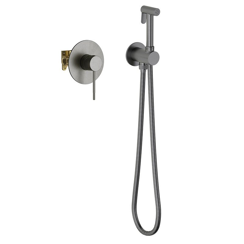 Изображение товара Гигиенический душ Timo Saona 2389/18SM со смесителем черное золото