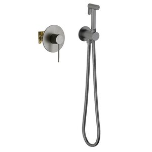 Изображение товара Гигиенический душ Timo Saona 2389/18SM со смесителем черное золото