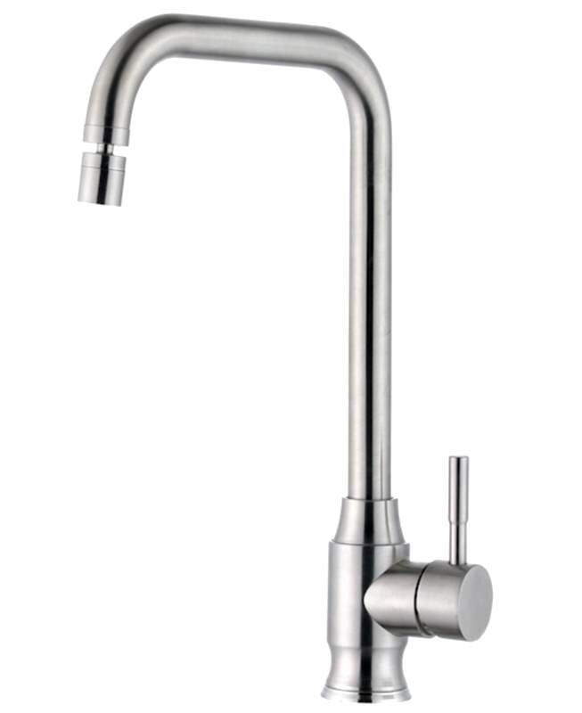 Изображение товара Смеситель для кухни Zorg Steel Hammer, нержавеющая сталь, SH 5177 INOX