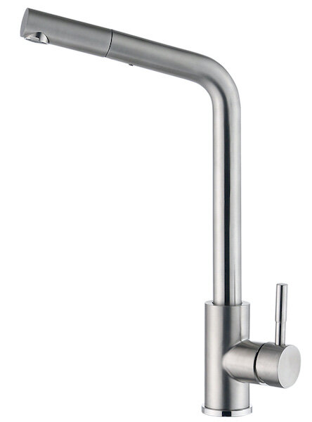 Изображение товара Смеситель для кухни Zorg Steel Hammer, нержавеющая сталь, SH 5161 INOX