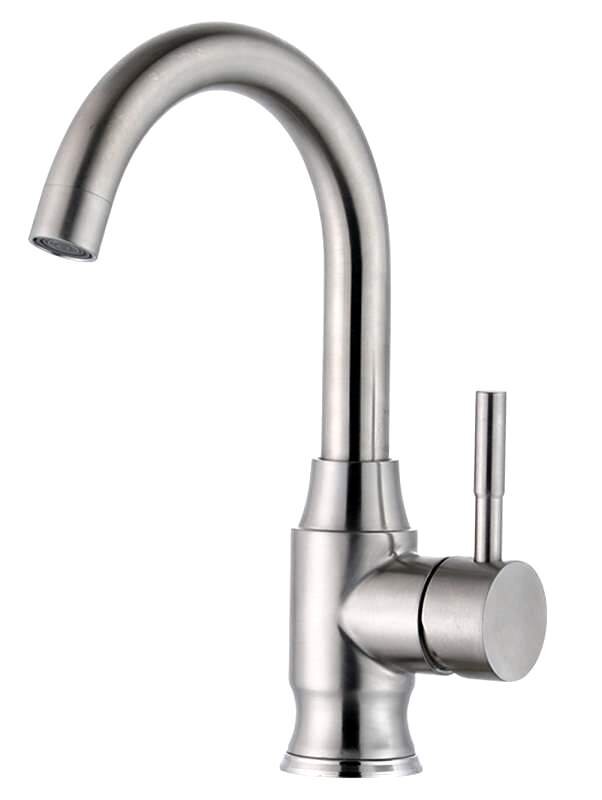 Изображение товара Смеситель для кухни Zorg Steel Hammer, нержавеющая сталь, SH 6166 INOX