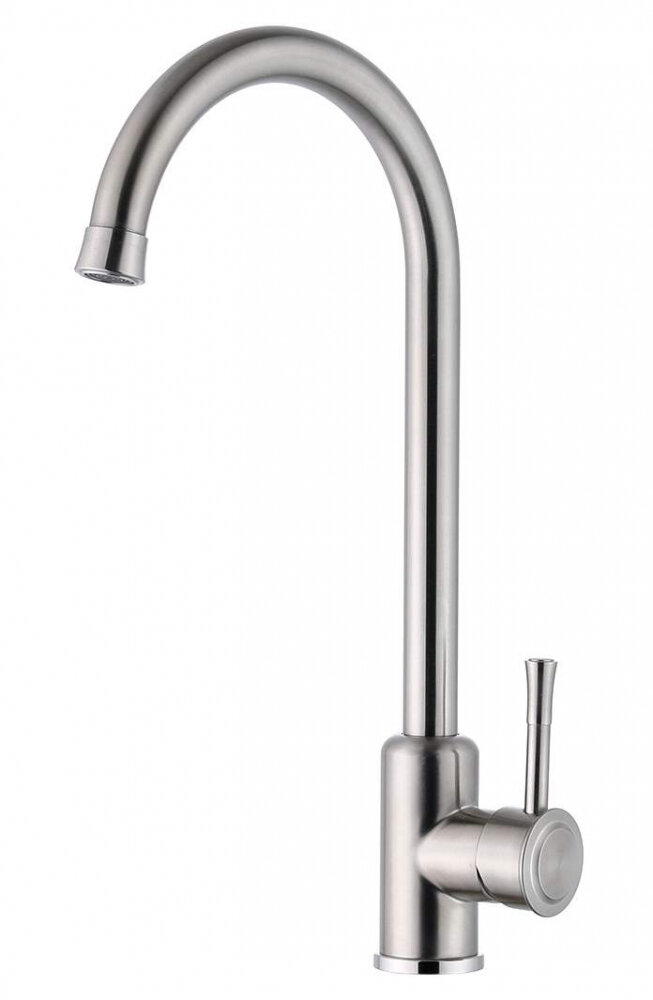 Изображение товара Смеситель для кухни Zorg Steel Hammer SH 5188 INOX матовый из нержавеющей стали