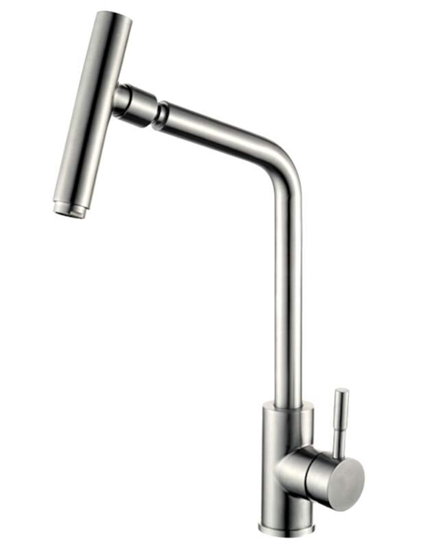 Изображение товара Смеситель для кухни Zorg Steel Hammer, нержавеющая сталь, SH 5106 INOX